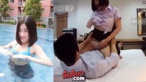 คลิปหลุดห้องเชือดนักศึกษา น้องแอนนาสาว นศ ม.กรุงเทพ อยู่พลัมคอนโดแล้วหาเงินจ่ายค่าห้อง รับงานเย็ดกับเสี่ย xxx โดนกระแทกหีคาชุดนักศึกษาคุยเก่งมากต้องให้ทิป เย็ดแบบ fiwfans หีสวยมากๆ