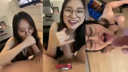 คลิปหลุดสาวแว่นนัด เย็ดเพื่อน ที่ทำงานหลังเลิกงาน หน้าตาโครตสวยแถมลีลาการโม๊คควยของเธอไม่ธรรมดา ทั้งอมทั้งเลียได้หมด โม๊คควยให้เพื่อนอย่างเสียว ก่อนจะแตกคาปากแถวเธอยังเลียเช็ดน้ำออกจากควยให้ด้วย